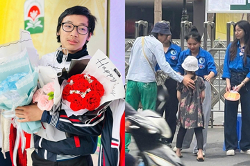 Nam sinh đưa em đến điểm thi nhờ người trông hộ đã trúng tuyển lớp 10 trường top