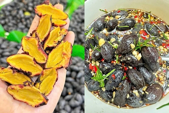 Mẹ đảm Nghệ An gây sốt mạng với món trám nếp ngâm mắm