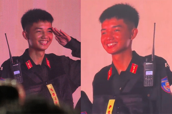 Danh tính chiến sĩ trẻ gây sốt MXH sau màn 'kiss cam' tại concert quốc gia trên sân Mỹ Đình