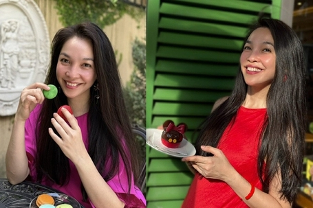 Mặt mộc tuổi 44 của Hiền Thục