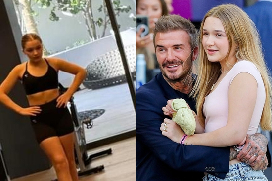 Con gái út nhà Beckham quyết tâm thay đổi diện mạo