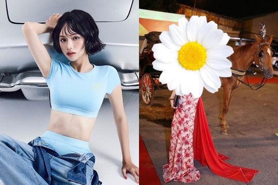Hương Giang công khai hình thảm đỏ sến rện cách đây 11 năm
