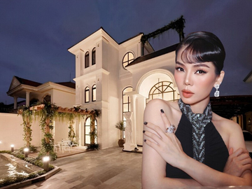 Lệ Quyên khoe không gian xa hoa bên trong căn biệt thự triệu đô