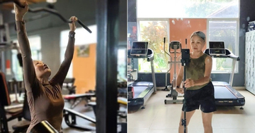 Bà lão 72 tuổi gây sốt phòng gym, nâng tạ 10kg, tự quay video đăng TikTok