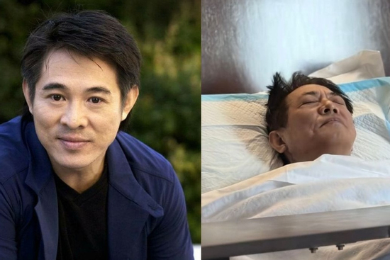 Diễn viên Lý Liên Kiệt xuất hiện tiều tụy trên giường bệnh