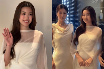 Đỗ Mỹ Linh đẹp xuất thần, lấn át cả dàn hoa, á hậu đình đám qua CAM thường