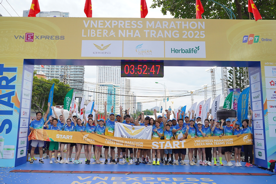 Gần 150 VĐV KDI Holdings tham gia đua marathon