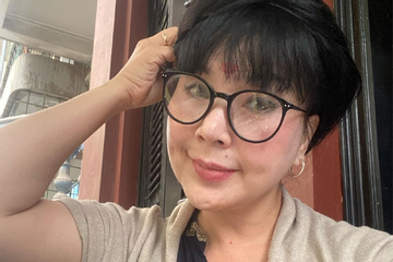 Mặt mộc tuổi hưu của NSND Lan Hương Em bé Hà Nội