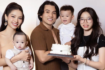 Con riêng Phương Trinh Jolie gây chú ý trong tiệc sinh nhật bố dượng, lộ rõ mối quan hệ