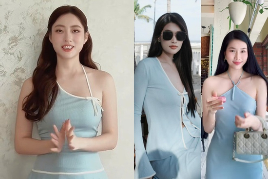 Mỹ nhân Vbiz thi nhau diện trang phục từ brand bị chê của Lương Thùy Linh