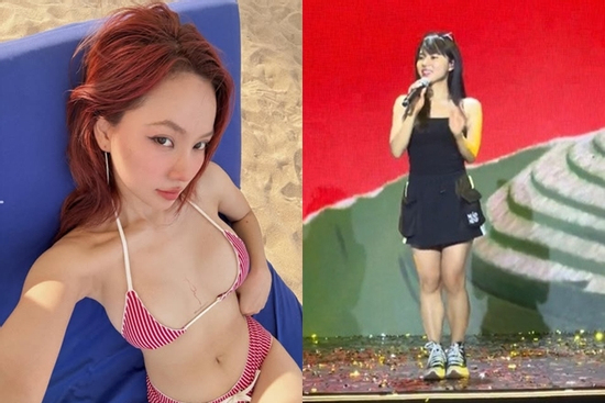 1 Em Xinh từng bị chê đùi to, chân ngắn nay gây bất ngờ với màn thả dáng hậu nâng ngực