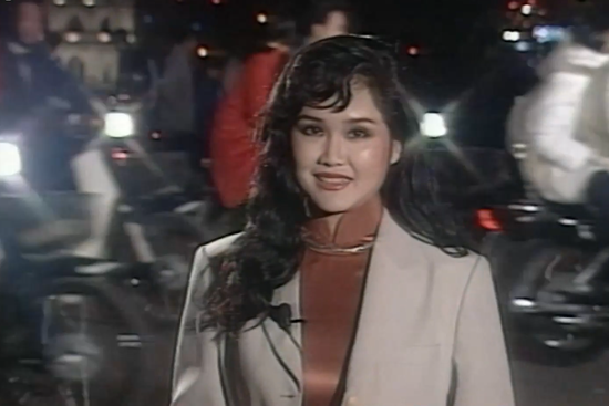 Nhan sắc nhà báo Thu Uyên và lần dẫn trực tiếp đầu tiên trên VTV