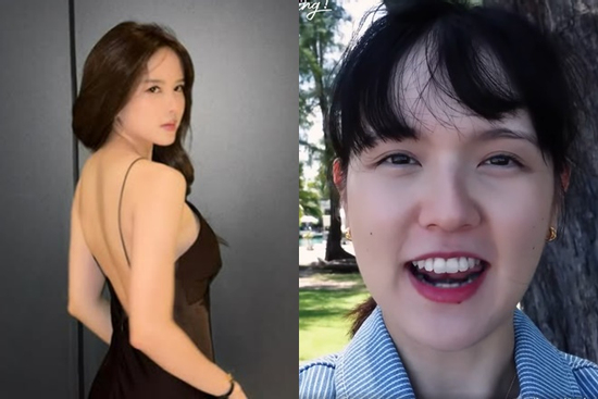 Cùng để tóc mái bằng giống Thiều Bảo Trâm nhưng Hải Tú lại bị chê tơi tả