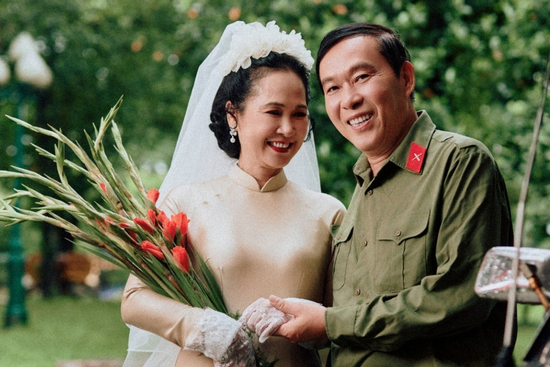 Ảnh cưới của NSND Lan Hương và NSƯT Đỗ Kỷ
