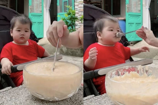 Clip em bé 1 tuổi ăn khỏe như Thánh Gióng thu hút 10 triệu lượt xem