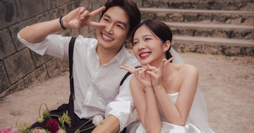 Ảnh cưới tuyệt đẹp 'càng ngắm càng yêu' của diễn viên Đình Tú và Ngọc Huyền