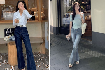 Các cách mix đồ với quần ống loe mặc thật sành điệu