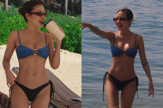 Phương Ly khoe dáng khoe dáng 'nét căng' với bikini