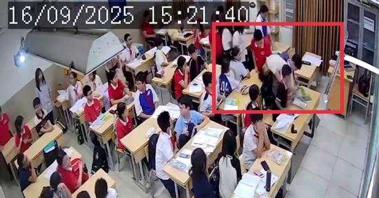 Hiệu trưởng lên tiếng vụ học sinh túm tóc, ấn đầu cô giáo