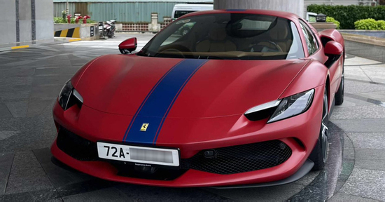 Đại gia Vũng Tàu chi hơn 1 triệu USD mua siêu xe Ferrari 296 độc nhất thế giới