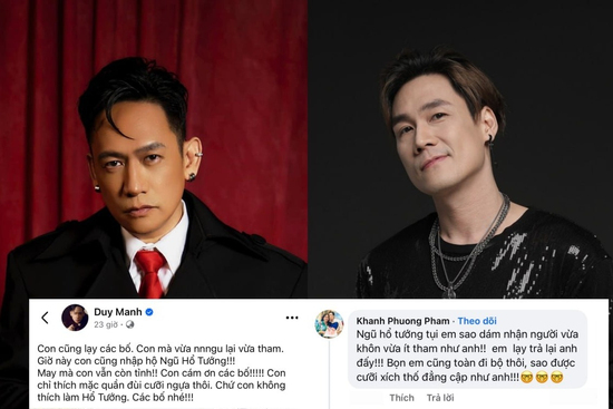 Khánh Phương đáp trả sau khi bị Duy Mạnh công kích 'vừa ngu vừa tham'
