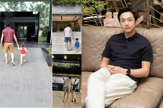 Cường Đô La đăng hình bên 3 con được khen: 'Ông bố của năm'