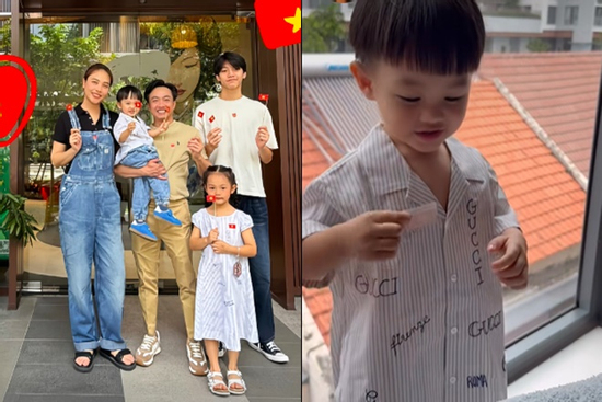 Quý tử Cường Đô La - Đàm Thu Trang mới 2 tuổi đã trưng trổ đồ hiệu, bóc giá mà ngưỡng mộ