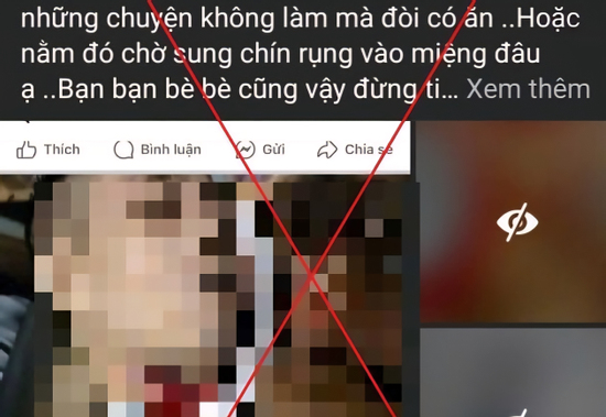 Xử phạt người phụ nữ đăng tải hình ảnh rùng rợn để câu view