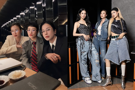 Khung hình 3 'tổng tài' Đàm Thu Trang - Diệp Lâm Anh - Pông Chuẩn gây sốt, Trần Hiền đang ở đâu?