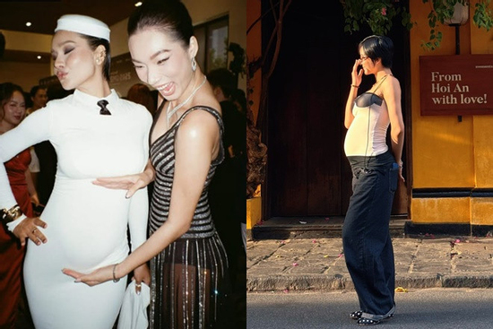 Lê Thu Trang - mẹ bầu chất chơi nhất nhì Vbiz, bụng to vẫn slay