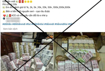 Kinh doanh đổi tiền lẻ dịp Tết: Nhu cầu thật, rủi ro pháp lý lớn