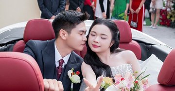 Cưới cô hàng xóm cách nhà 200m, chú rể Thanh Hóa đem xe mui trần đi đón dâu