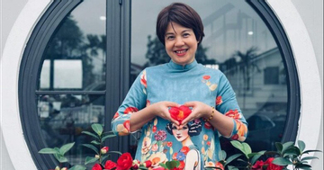 MC Diễm Quỳnh có khu vườn mùa đông đầy sắc hoa tuyệt đẹp