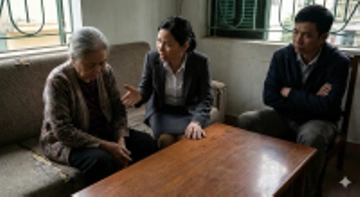 Nhòm ngó khoản lương hưu 15 triệu đồng, chị chồng đòi đón mẹ về phụng dưỡng