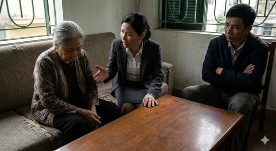 Nhòm ngó khoản lương hưu 15 triệu đồng, chị chồng đòi đón mẹ về phụng dưỡng