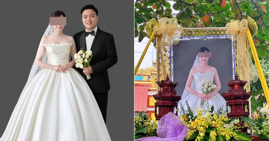 Chú rể Thanh Hóa dùng xe hoa rước di ảnh cô dâu, kể chuyện nghẹn lòng phía sau