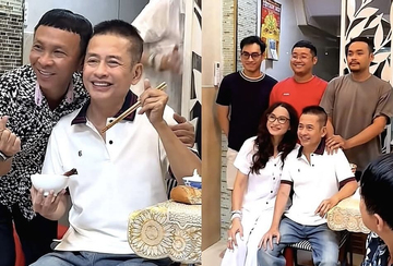 Nghệ sĩ Tấn Beo khóc trong tiệc mừng tuổi 60