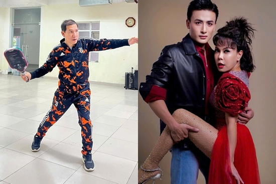 Phó giáo sư Tân Nhàn trẻ trung ở tuổi 44, Việt Hương thân mật với trai trẻ