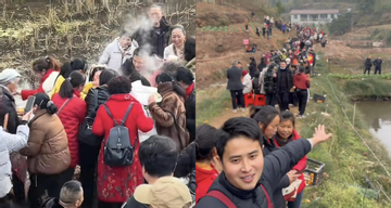 Chàng trai lên mạng mời người lạ đến ăn bánh, hơn 3.000 người ùn ùn đổ về