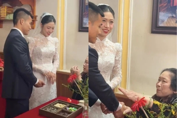 Clip bà ngoại trao vàng, dặn cháu rể 'quý nhất vàng trong tâm' gây xúc động