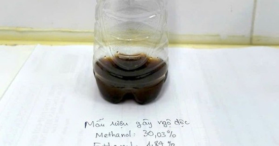 Rượu giả gây ngộ độc 7 người ở Hải Phòng, 1 người tử vong