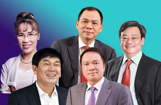 Tài sản của 5 tỷ phú USD Việt Nam thế nào trong năm 2025?