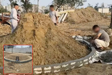 Sắp xây nhà, gia chủ tá hỏa phát hiện ngôi mộ tổ 'mọc' trên đất