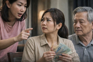Giữ lương hưu 12 triệu/tháng cho bố chồng, tôi lúng túng khi em gái chồng đòi hỏi