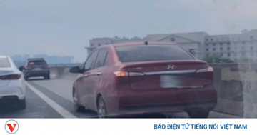 Tài xế ô tô đi vào làn dừng khẩn cấp trên Vành đai 3, Hà Nội bị phạt 5 triệu đồng