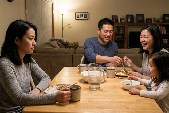 Vợ cũ của chồng thường xuyên qua nhà thăm con, ăn cơm, thậm chí ngủ lại