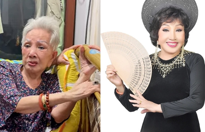 Nghệ sĩ cải lương Hồng Nga U80 da dẻ vẫn hồng hào nhưng bị lẫn, không còn nhớ ai