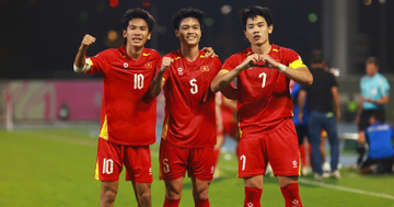 Chiếu chậm chiến thắng của U23 Việt Nam trước Hàn Quốc