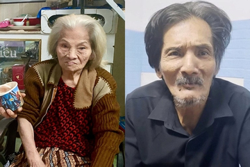 Mẹ Thương Tín 90 tuổi lần đầu lộ diện