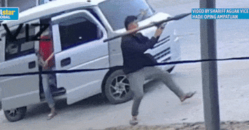 Khoảnh khắc xe chở thị trưởng Philippines bị tấn công bằng súng chống tăng